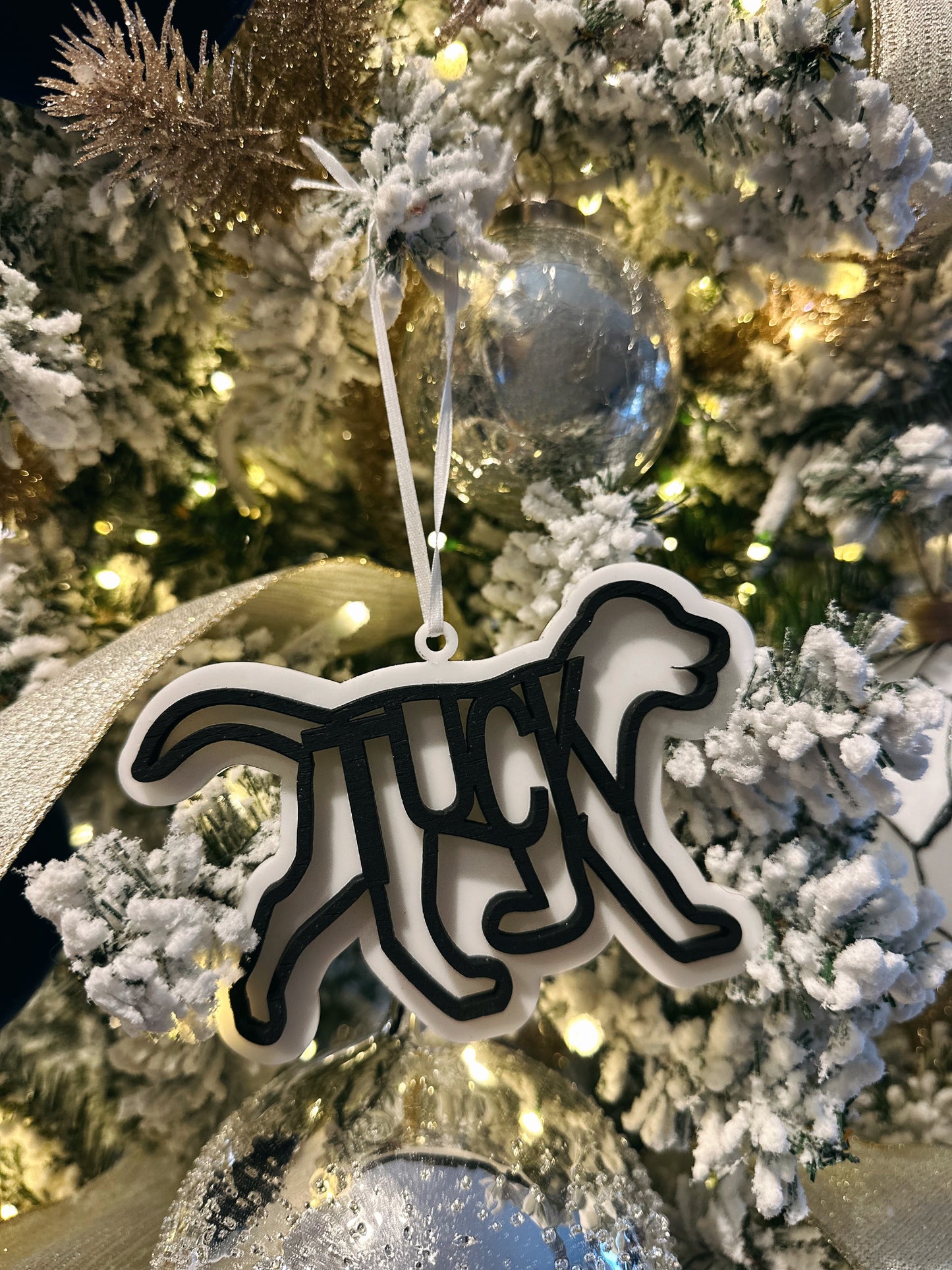 Solid Dog Ornament - Designs by Kay
