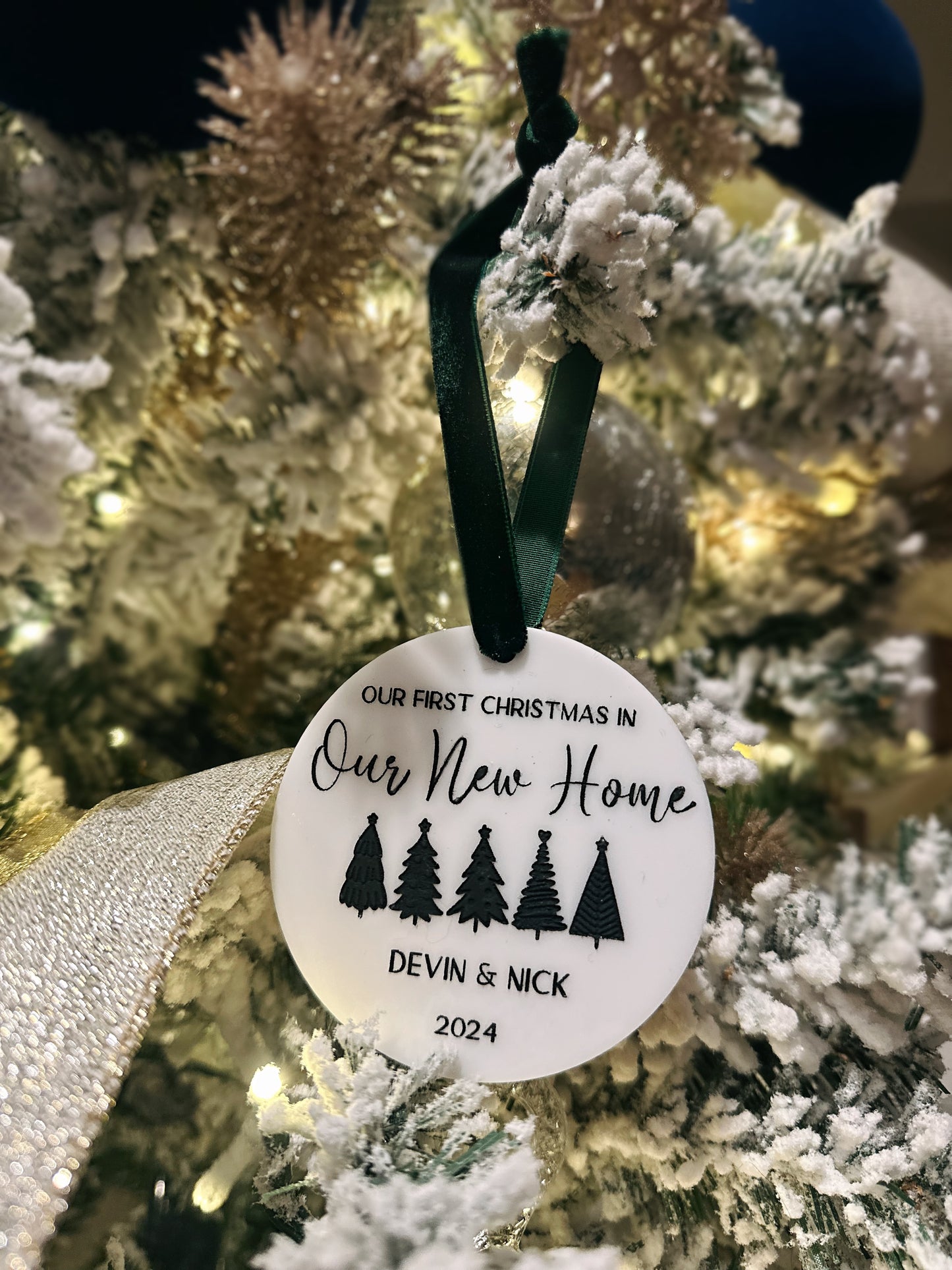 New Home Ornament - Designs by Kay