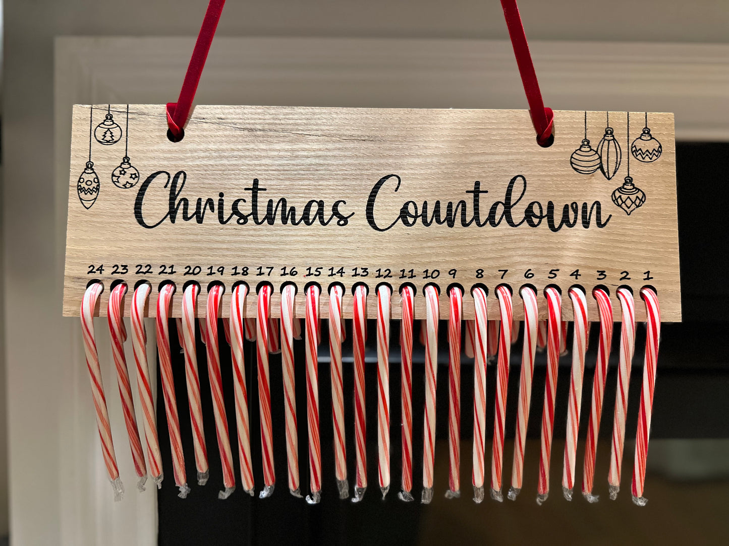Candy Cane Christmas Countdown - Designs by Kay