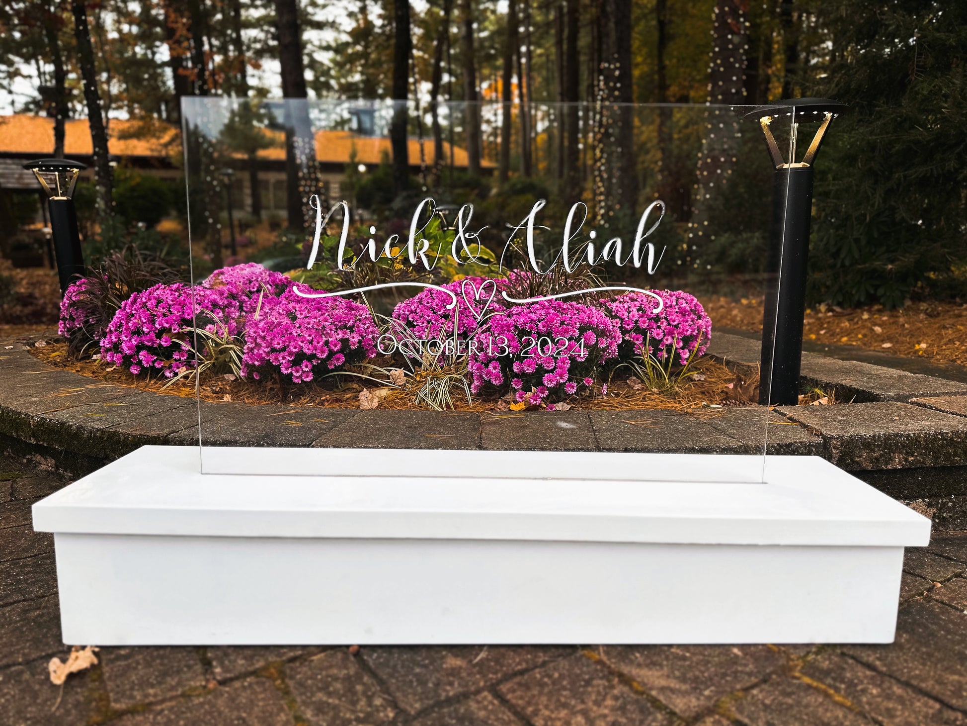 Custom acrylic sign